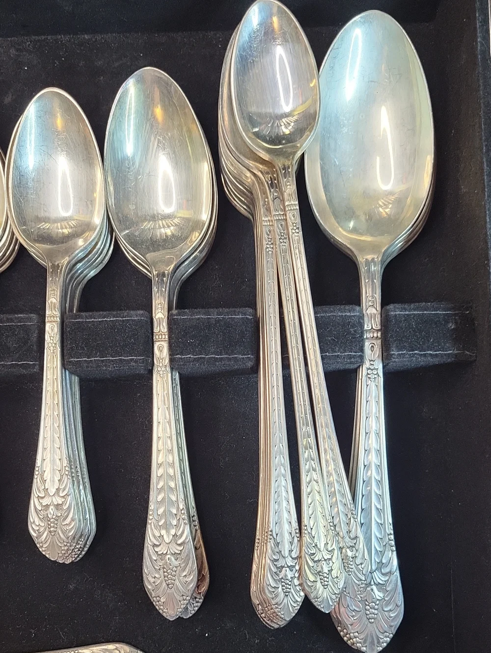 Wallace Silversmiths Silver Plated Ornate Flatware Set